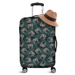 Shar Pei Face Pattern Print Luggage Cover