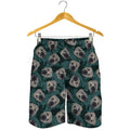 Shar Pei Face Pattern Print Men's Shorts