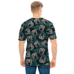 Shar Pei Face Pattern Print Men's T-Shirt