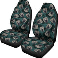 Shar Pei Face Pattern Print Universal Fit Car Seat Covers