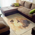 Shar Pei Portrait Print Area Rug