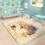 Shar Pei Portrait Print Area Rug