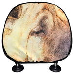 Shar Pei Portrait Print Car Headrest Covers