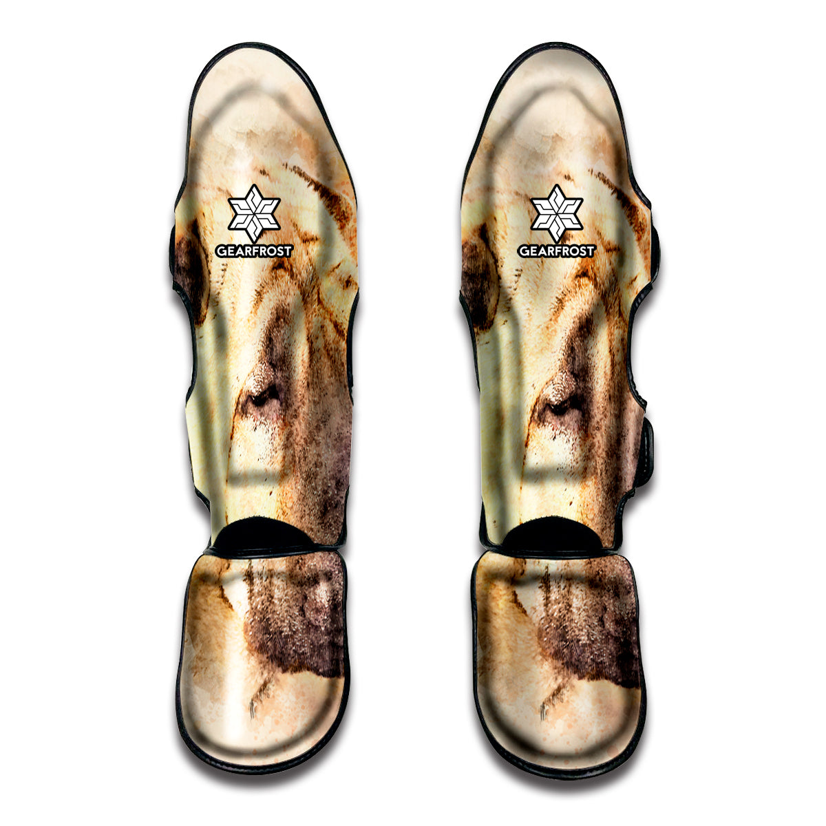 Shar Pei Portrait Print Muay Thai Shin Guard