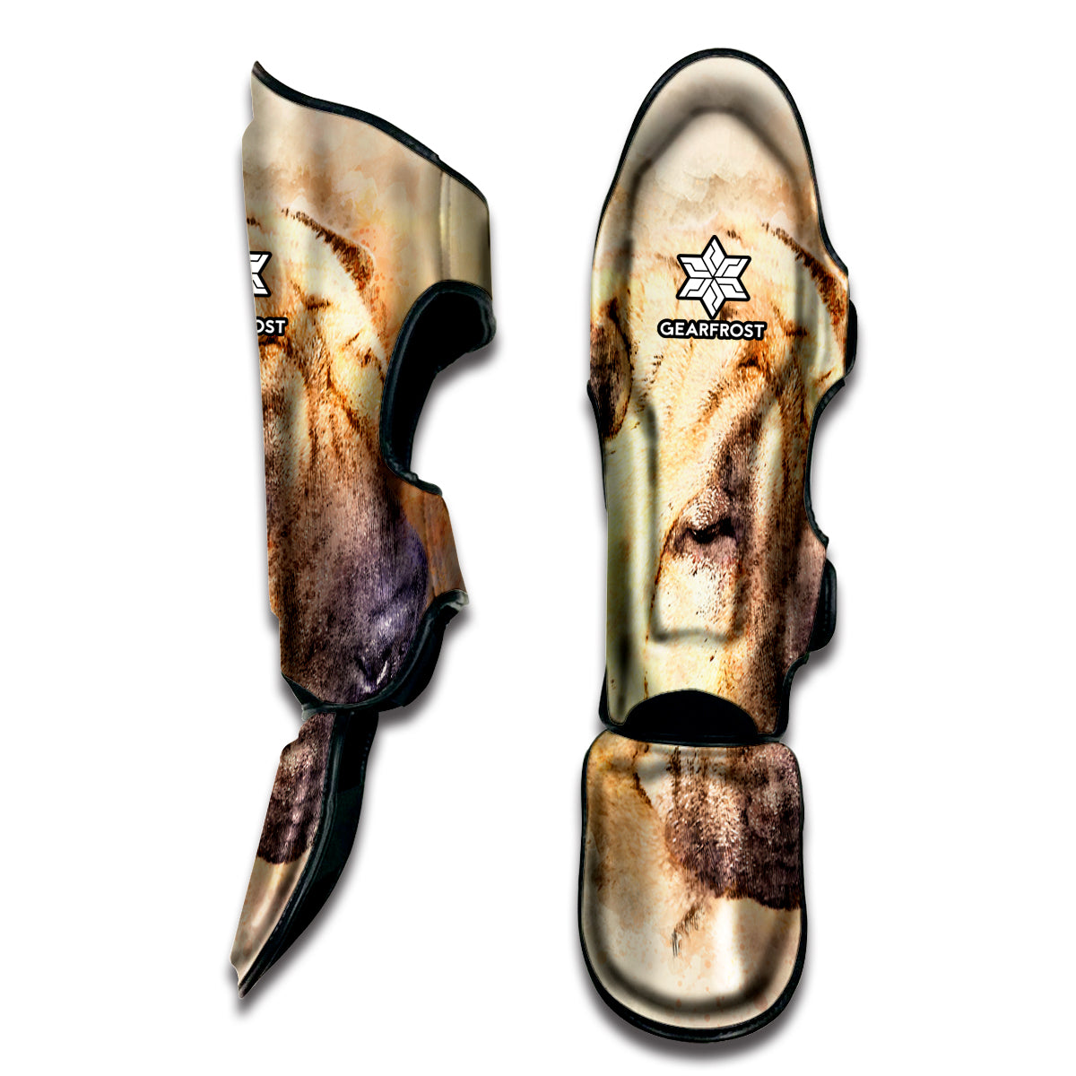 Shar Pei Portrait Print Muay Thai Shin Guard