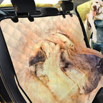 Shar Pei Portrait Print Pet Car Back Seat Cover