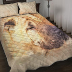 Shar Pei Portrait Print Quilt Bed Set