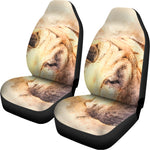 Shar Pei Portrait Print Universal Fit Car Seat Covers