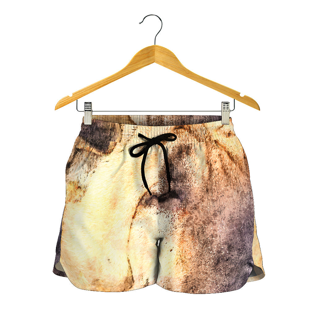 Shar Pei Portrait Print Women's Shorts