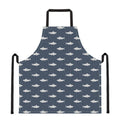 Shark Fish Pattern Print Apron