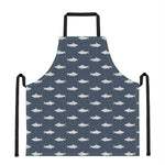 Shark Fish Pattern Print Apron