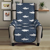 Shark Fish Pattern Print Armchair Protector