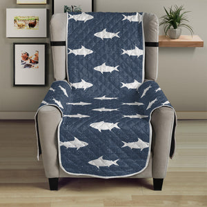 Shark Fish Pattern Print Armchair Protector