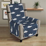 Shark Fish Pattern Print Armchair Protector