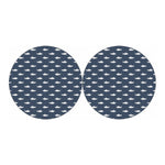 Shark Fish Pattern Print Car Coasters