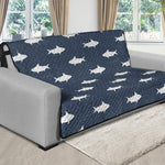 Shark Fish Pattern Print Futon Protector