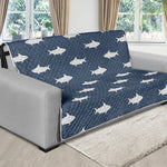 Shark Fish Pattern Print Futon Protector