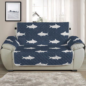 Shark Fish Pattern Print Half Sofa Protector