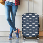 Shark Fish Pattern Print Luggage Cover