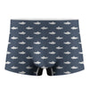 Shark Fish Pattern Print Men's Boxer Briefs