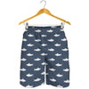 Shark Fish Pattern Print Men's Shorts