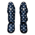 Shark Fish Pattern Print Muay Thai Shin Guards