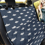 Shark Fish Pattern Print Pet Car Back Seat Cover