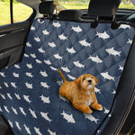 Shark Fish Pattern Print Pet Car Back Seat Cover