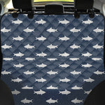 Shark Fish Pattern Print Pet Car Back Seat Cover