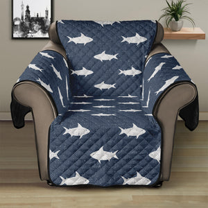 Shark Fish Pattern Print Recliner Protector