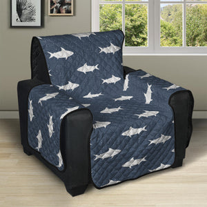 Shark Fish Pattern Print Recliner Protector