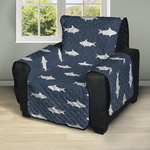 Shark Fish Pattern Print Recliner Protector