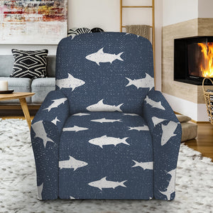 Shark Fish Pattern Print Recliner Slipcover