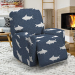 Shark Fish Pattern Print Recliner Slipcover