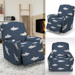 Shark Fish Pattern Print Recliner Slipcover