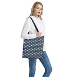 Shark Fish Pattern Print Tote Bag