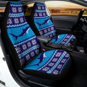 Shark Knitted Pattern Print Universal Fit Car Seat Covers