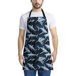 Shark Underwear Pattern Print Apron