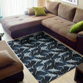 Shark Underwear Pattern Print Floor Mat