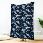 Shark Underwear Pattern Print Blanket