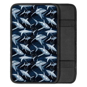 Shark Underwear Pattern Print Car Center Console Cover