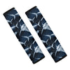 Shark Underwear Pattern Print Car Seat Belt Covers