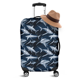 Shark Underwear Pattern Print Luggage Cover