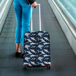 Shark Underwear Pattern Print Luggage Cover