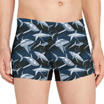 Shark Underwear Pattern Print Men's Boxer Briefs