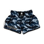 Shark Underwear Pattern Print Muay Thai Boxing Shorts