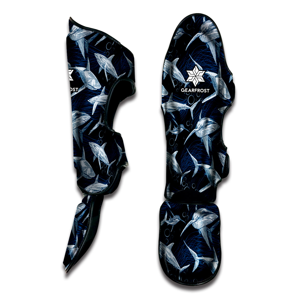 Shark Underwear Pattern Print Muay Thai Shin Guard