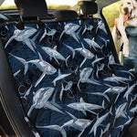 Shark Underwear Pattern Print Pet Car Back Seat Cover