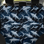 Shark Underwear Pattern Print Pet Car Back Seat Cover