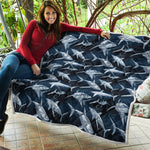 Shark Underwear Pattern Print Quilt